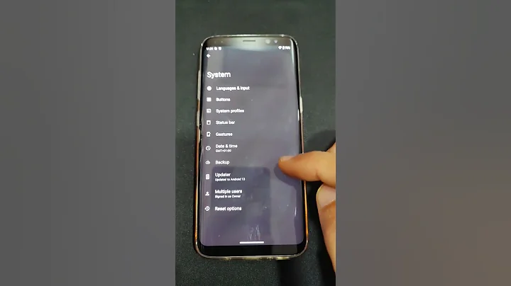 new update android 13 Samsung s8/ s8P / note 8