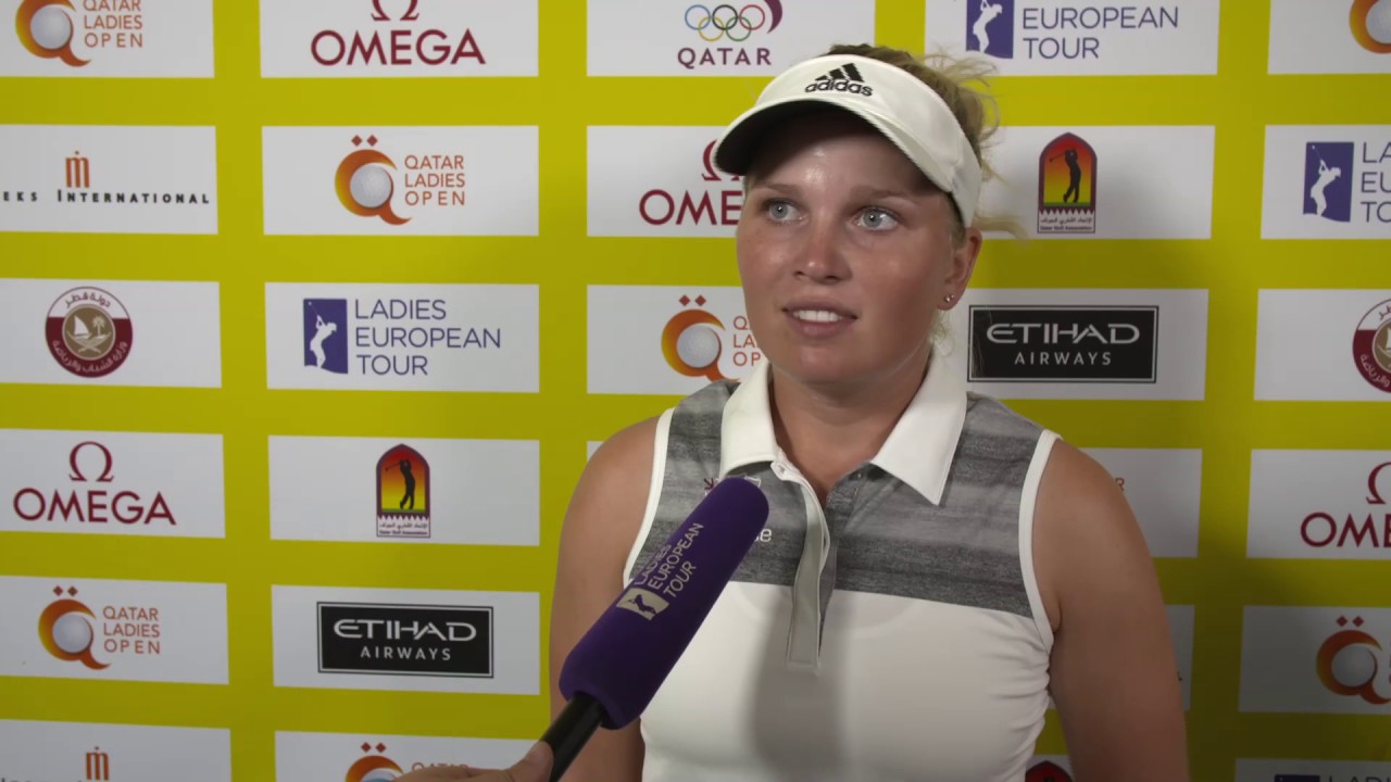 Nanna Koerstz Madsen Day 2 | Qatar Ladies Open - YouTube