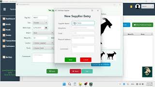 Adding a Goat to Smart Goat Management System screenshot 1