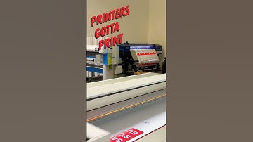 All Printers GO! 🖨️ Full Speed Print Shop Vibes #signage #wideformatprinting #flatbedprinter