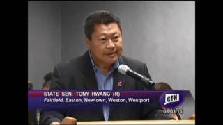 Senator Hwang Testifies At The Ct Insurance Department Public Hearing 8 3 16
