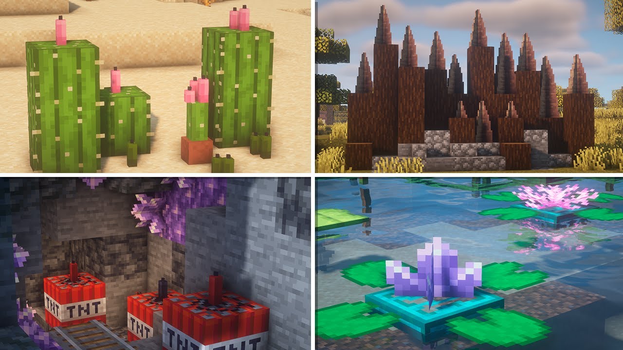 TIPS DE DECORACIONES para MINECRAFT 1.17! (Nueva actualización) YouTube