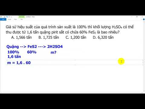 Video Giả sử hiệu suất của quá trình sản xuất là 100% thì... - youtube