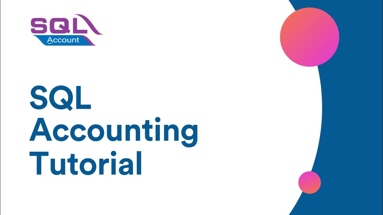 Sql Accounts Basic SQL Accounting Basic Tutorial - SQL Accounting Multiple Project Levels ...