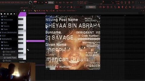 Making 21 savage American Dream type beat | Fl studio cookup