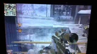Call of Duty Mw3 amazing no-scope trough wall