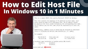 How To Edit Host File in Windows 10 | How To Block Domains Using Windows hosts File |
