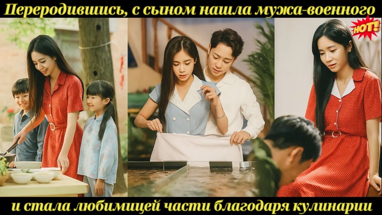 Переродившись, с сыном нашла мужа-военного и стала любимицей части благодаря кулинарии