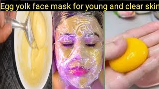 Korean Anti Aging Secrets Egg Yolk Face Pack Egg And Vaseline Face Mask For Loose Skin