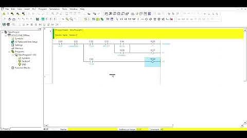 SIMULASI LADDER DIAGRAM DOL (DIRECT ON LINE) MENGGUNAKAN SOFTWARE CX-PRORAMMER