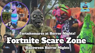 Fortnite Scare Zone at Halloween Horror Nights Orlando - Fortnitemares