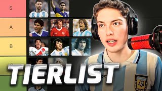 LOS MEJORES JUGADORES ARGENTINOS DE LA HISTORIA! TIERLIST