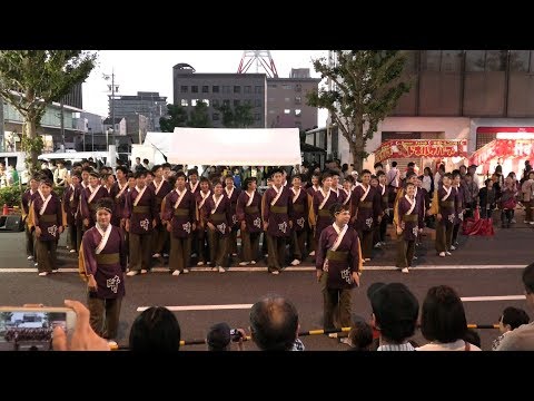 「中京大学 晴地舞」安濃津よさこい2019【津中央郵便局前】
