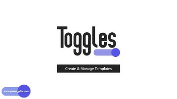 Toggles for Outlook - How to create and use email templates