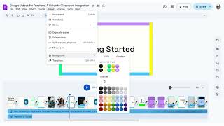 Google Vids: Change Scene Background Color Fast! 🎨 screenshot 1