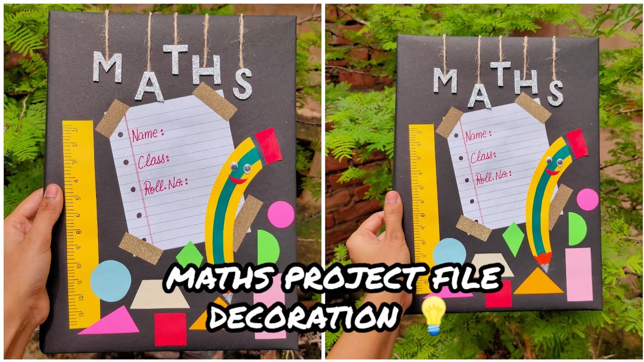 maths project paper design