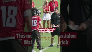 Jeff Ulbrich discusses with Jalon Walker how his play style resembles Von Miller #nfl #falcons Information