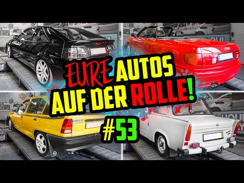 New CORRADO G70 \u0026 TRABANT 601! - Prüfstandstag Halle77 - MARCO nimmt EURE Autos ran!