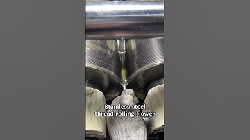 Stainless steel thread knurling #Knurlingmachine #CNCknurlingmachine #Automaticknurlingmachine