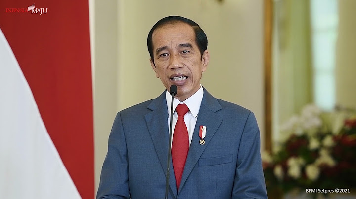 Pesan video: Bapak Joko Widodo, Presiden Indonesia pada Sidang Komisi ke-77 ESCAP