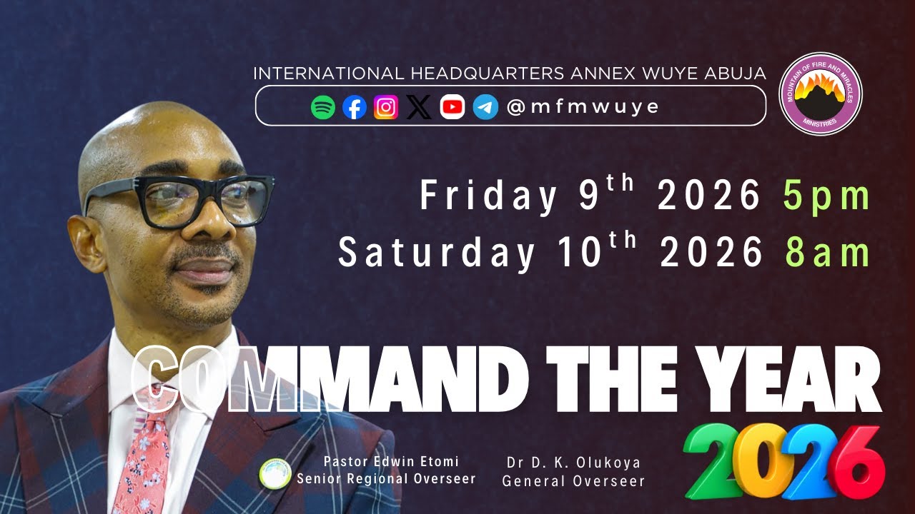 Command the Year 2026 @mfmwuye MFM IHQ Annex Wuye Abuja 09-01-2026 ...