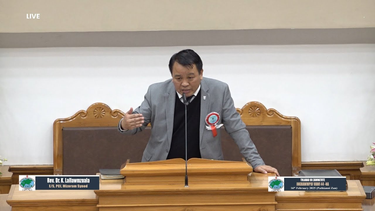 Rev. Dr. K. Lallawmzuala - Chanchin Tha hril | Sermon