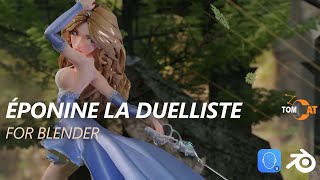 ÉPONINE LA DUELLISTE Blender walkthrough