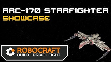 ARC-170 Starfighter (Star Wars) | Robocraft | Bot Showcase
