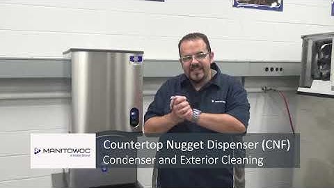 Countertop Nugget (CNF) Condenser and Exterior Cleaning- Manitowoc Ice