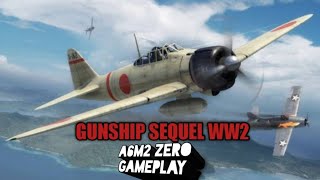 Gunship Sequel WW2 | A6M2 Zero gameplay screenshot 1