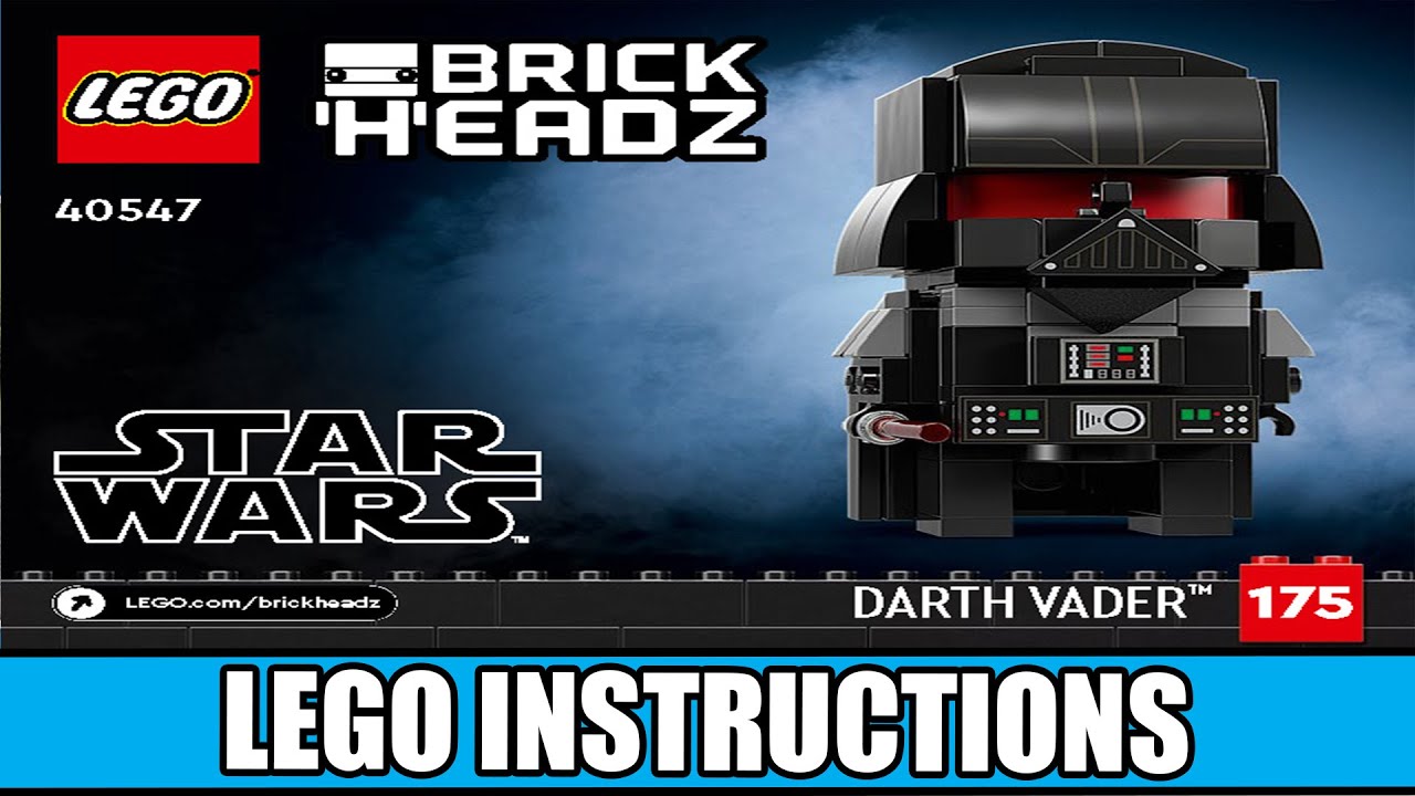 Star Wars BrickHeadz - Darth Vader LEGO instructions