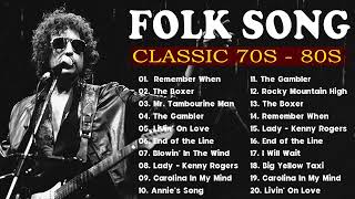 Best American Folk & Country Songs ❤ Classic Folk & Country Music 70's 80's Full Album...