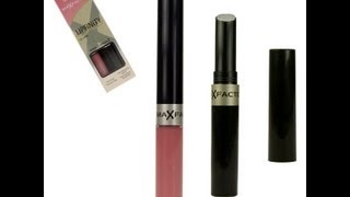 Maxfactor Lipfinity Lip color Review