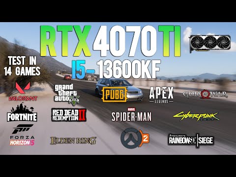 RTX 4070 Ti + I5 13600KF : Test in 14 Games  - RTX 4070Ti Gaming