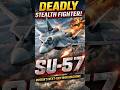 Russia’s most advanced stealth fighter is here.#su57 #russianairforce #stealthfighterjet #shorts