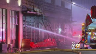 Firefighters Respond To 3-Alarm Blaze In Downtown Parking Garage Parking Garage Catches Fire In Downtown Dallas