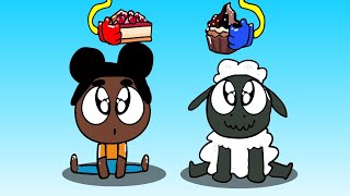 Baby Amanda and Wooly the Sheep || Amanda The Adventurer Animation