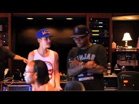Justin Bieber \u0026Boyz 2 Men In The Studio FALALA