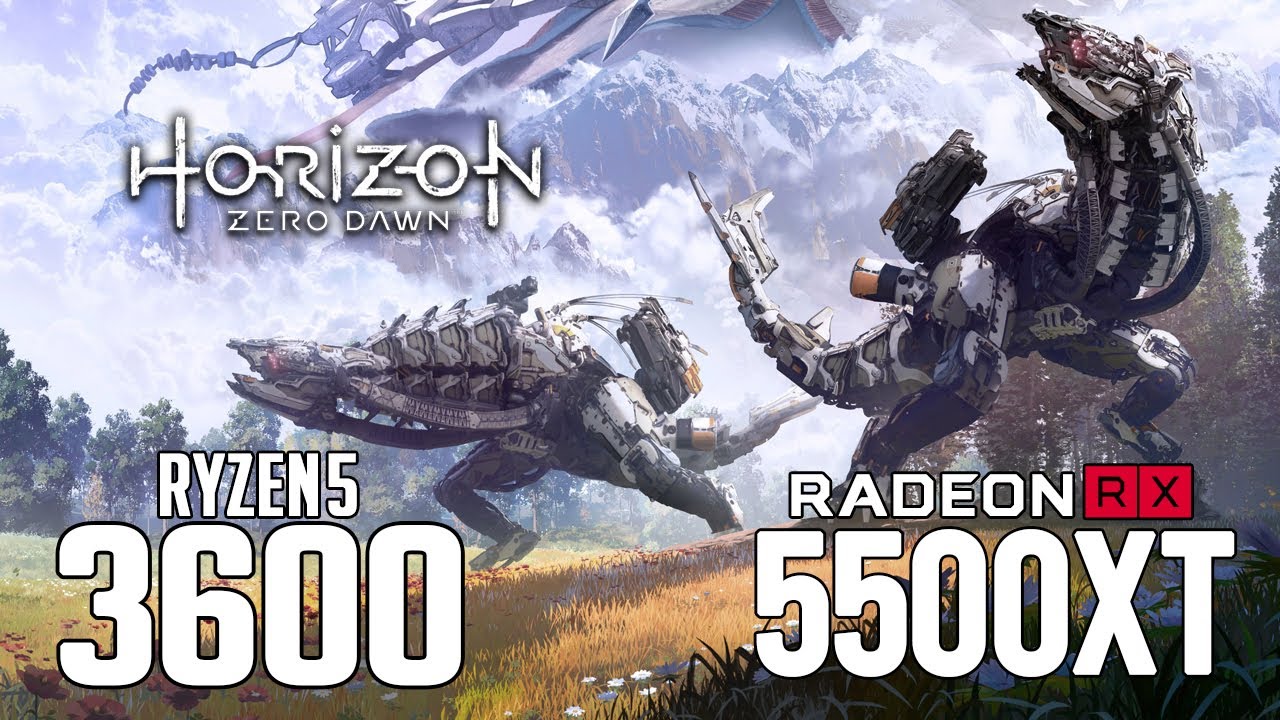 TESTE - GTX 960 2GB (SZMZ) + RYZEN 5 3500X - HORIZON ZERO DAWN 