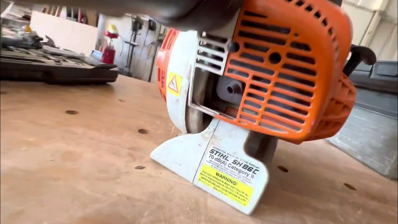 STIHL SH86C Blower running slow. Won’t accelerate to FULL speed. YouTube