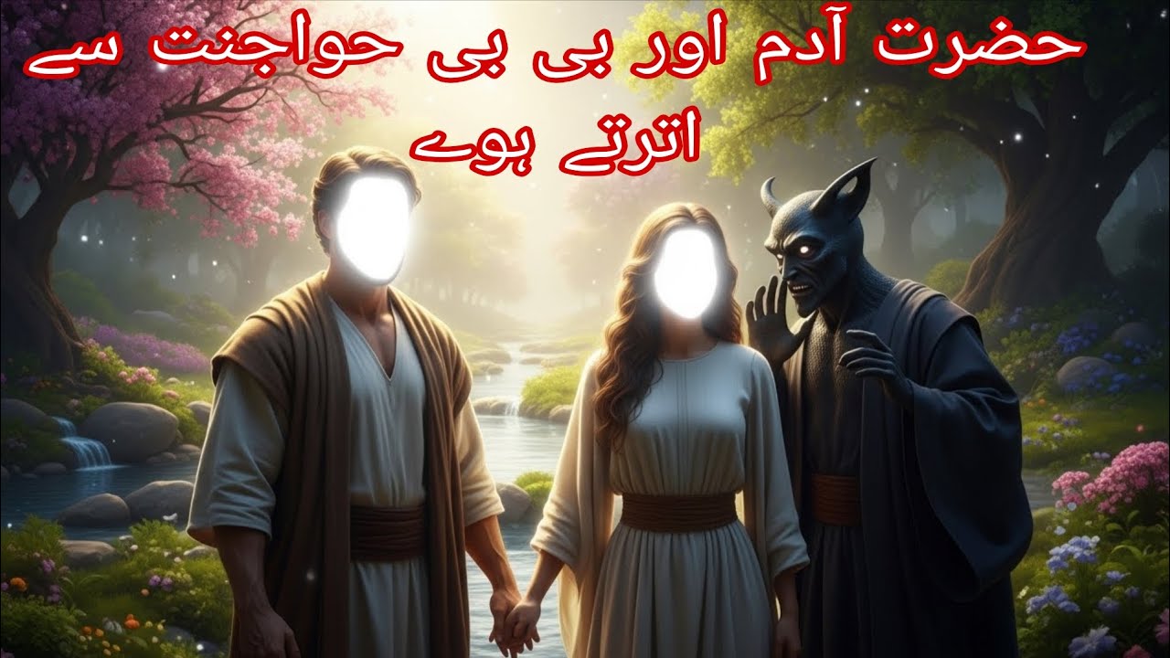 Hazrat Adam AS Aur Bibi Hawa AS Ko Jannat Se Q Utara Gaya - Story of Prophet Adam & Eve in Urdu 