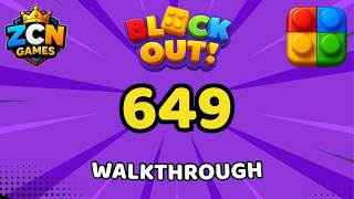 Block Out Level 649 Walkthrough | Full Solution