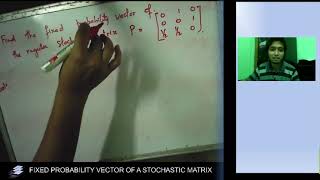 Markov chain [Fixed probability vector of a stochastic matrix]