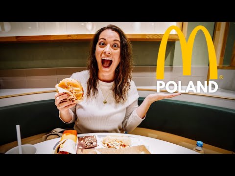 Americans React to McDonald's in Poland 🇵🇱 | POLAND TRAVEL VLOG