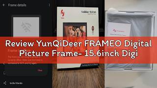Review YunQiDeer FRAMEO Digital Picture Frame- 15.6inch Digital Photo Frame with 1920 * 1080 IPS Tou