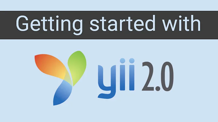 Getting Started with yii2 framework - Course introduction