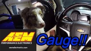 Chevy Sonic AEM Gauge install!