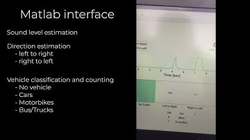 Acoustic-based Vehicle Detection & Classification - Project Demo