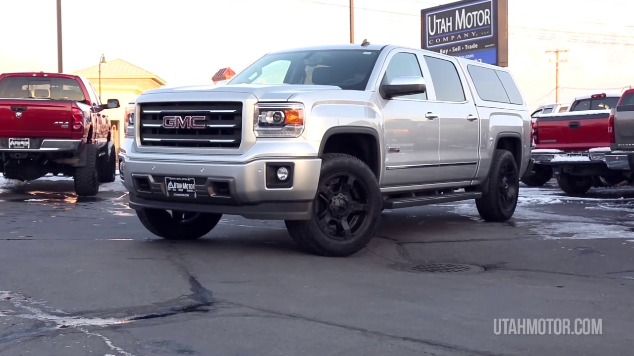 2014 GMC Sierra 1500 SLT 5.3L Leveled Silver Crew Cab - Utah Motor Company,LLC (801)899-4992