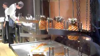 Clockwork Spit roasting device at Dinner by Heston Blumenthal